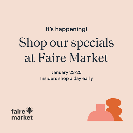 NEATGOODS will be participating in Faire Winter Market 2024