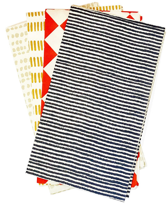 New patterns from NEATsheets - Blue Ticking & Cinnamon Stick