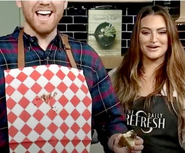 Sierra Waggoner and Josh Robinson of Chattanooga's The Daily Refresh feature NEATsheets.