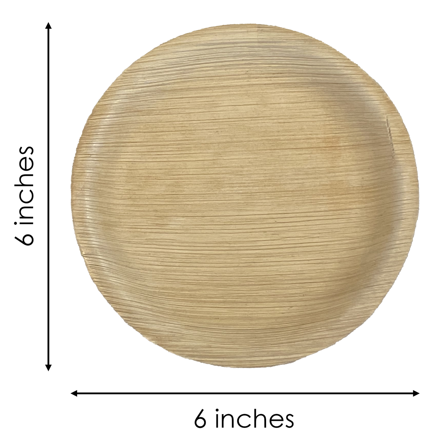 NEATtable Palm Leaf Plates | 6 Inch | Circular | 25-Count