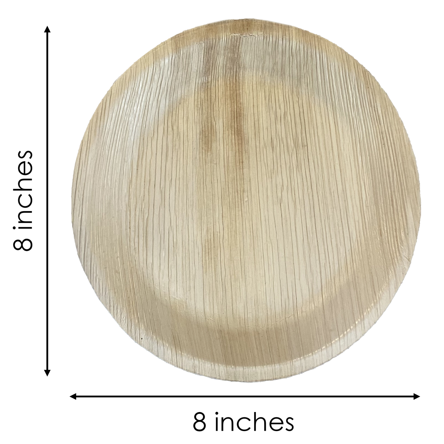 NEATtable Palm Leaf Plates | 8 Inch | Circular | 25-Count