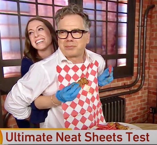 GoodDay Sacramento features NEATsheets as a tailgate essential.