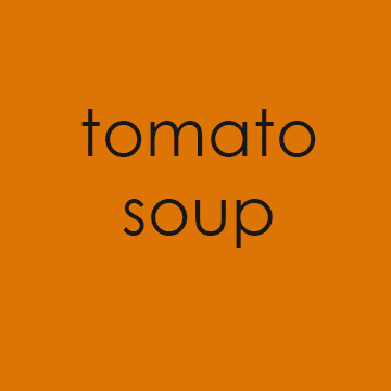 Tomato soup...the ultimate comfort food