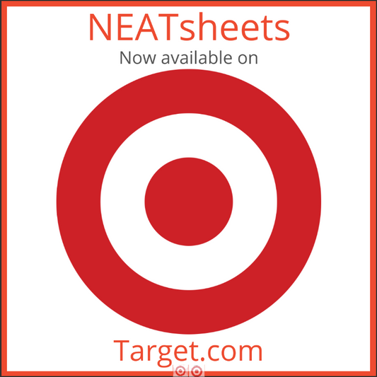 NEATsheets is now available on Target.com.