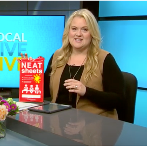 Green Bay's WFRV's Local Five Live Features NEATsheets as a great item for the holidays.
