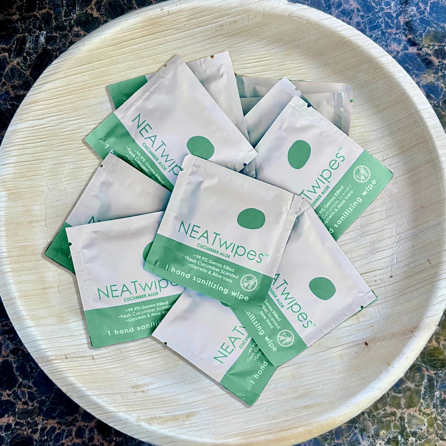 NEATwipes | 3-Count Variety Pack (72 Handwipes) | Cucumber Aloe, Fresh Citrus & Lavender